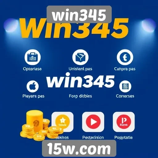 Funcionalidades inovadoras do site win345
