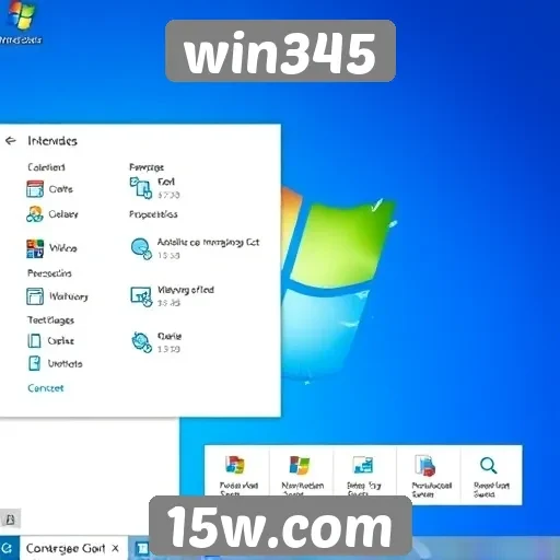 Avaliação da interface de usuário do win345