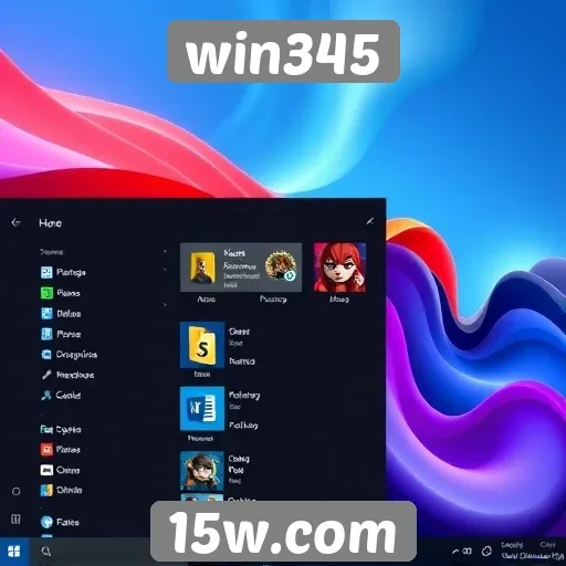 experiência de interface do usuário no win345 é destacada